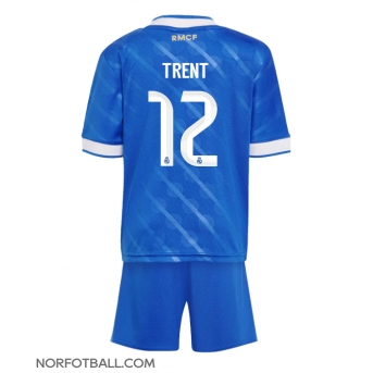 Billige Fotballdrakt Real Madrid Alexander-Arnold #12 Replika Tredjedraktsett Barn 2025-26 Kortermet (med bukser)